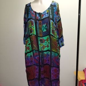 Roamans colorful shirt plus size